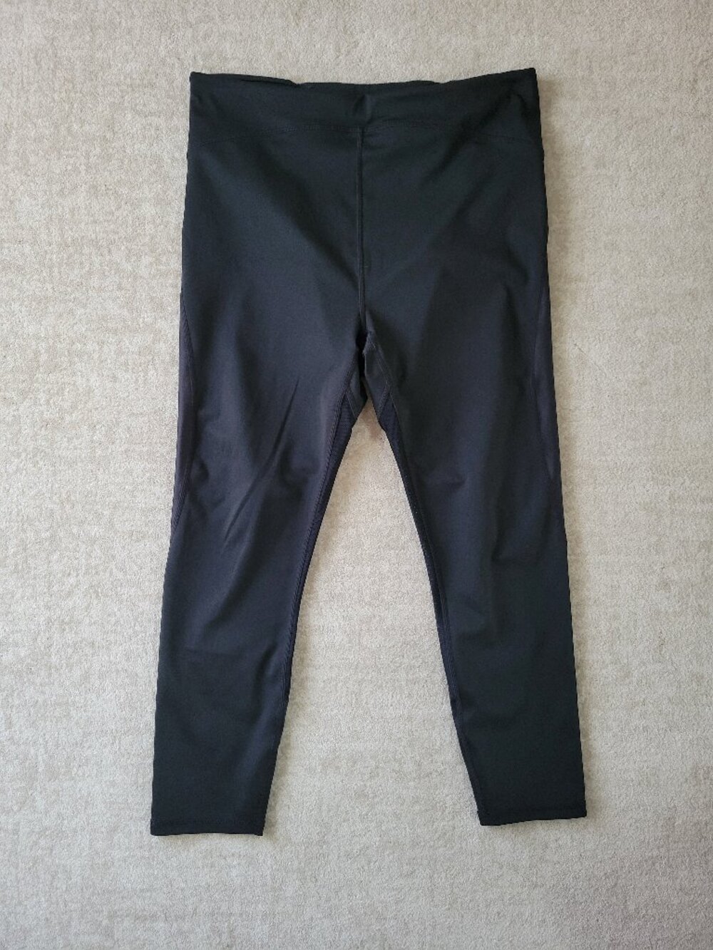 Fabletics Motion 365+ High Rise Mesh Legging Large Womens Black Activewear Gym